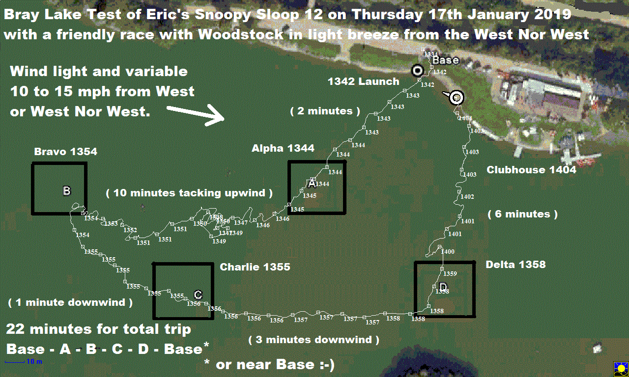 GPS Plot of Snoopy 12 on 17 Jan 2019