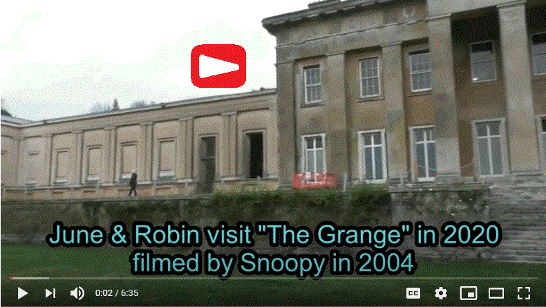 June and Robin Lovelock visit The Grange in November 2020