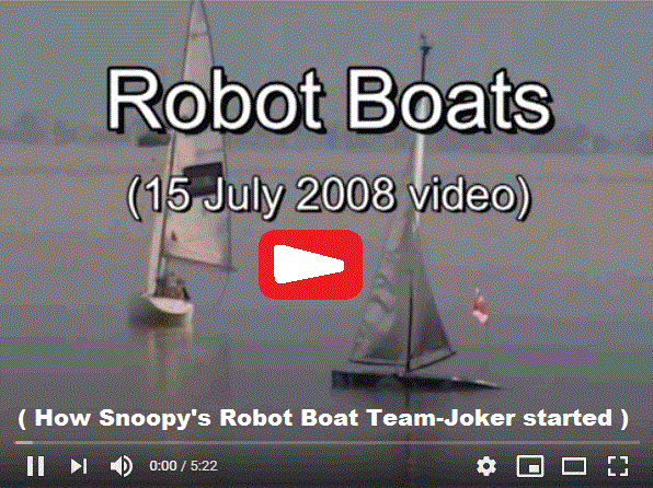 Snoopy's Robot boat in 2008